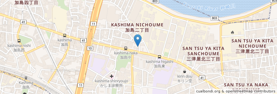 Mapa de ubicacion de スナック 飛恵路 en 日本, 大阪府, 大阪市, 淀川区.