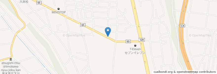Mapa de ubicacion de Benny en Japón, Prefectura De Kanagawa, 厚木市.