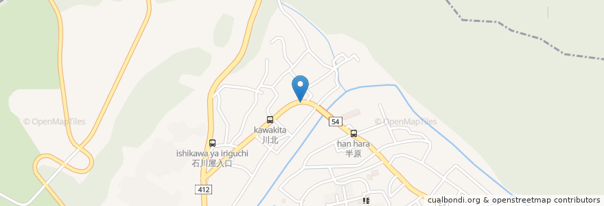Mapa de ubicacion de 居酒屋いちふじ en 日本, 神奈川県, 愛甲郡, 愛川町.