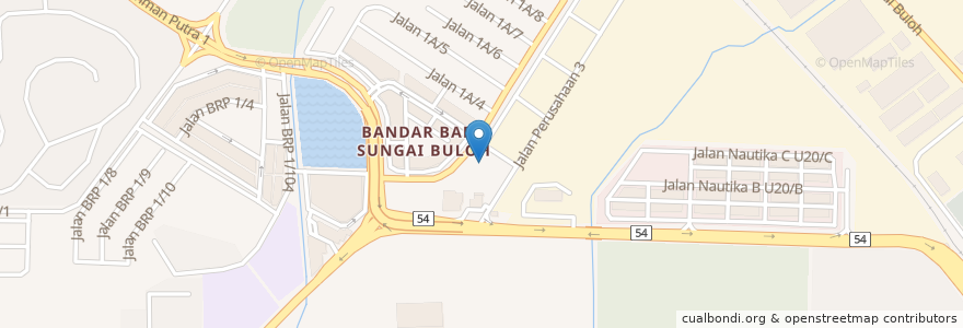 Mapa de ubicacion de Pok Nik en Malesia, Selangor, Shah Alam.
