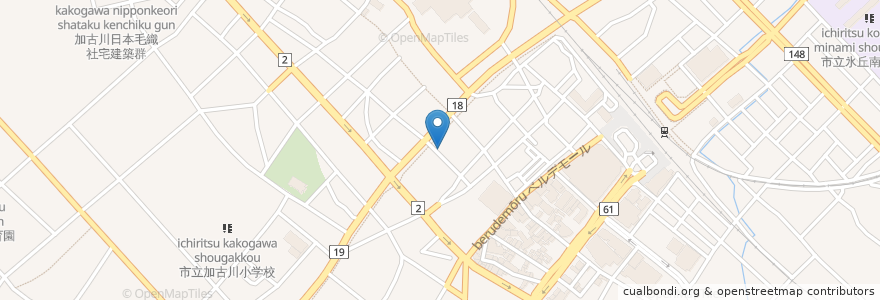 Mapa de ubicacion de うみそらCafe en 일본, 효고현, 加古川市.