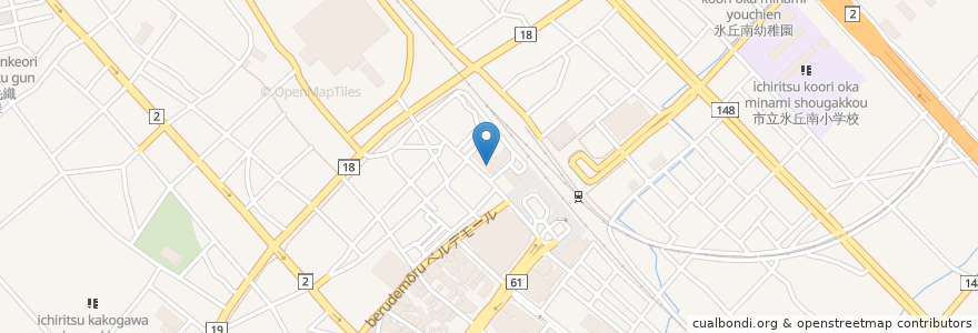 Mapa de ubicacion de 兵庫信用金庫 加古川支店 en اليابان, 兵庫県, 加古川市.