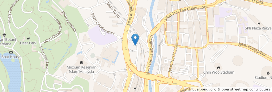 Mapa de ubicacion de Payung Cafe en Malaysia, Selangor, Kuala Lumpur.