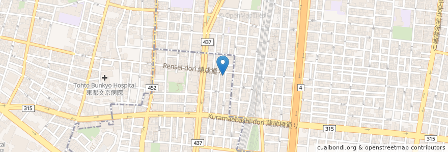 Mapa de ubicacion de やすらぎ en 日本, 東京都.