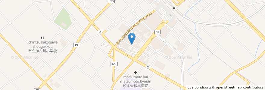 Mapa de ubicacion de ロージーカフェ en اليابان, 兵庫県, 加古川市.