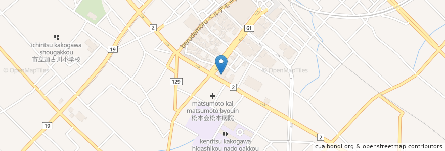 Mapa de ubicacion de 姫島信用金庫 加古川支店 en Japonya, 兵庫県, 加古川市.