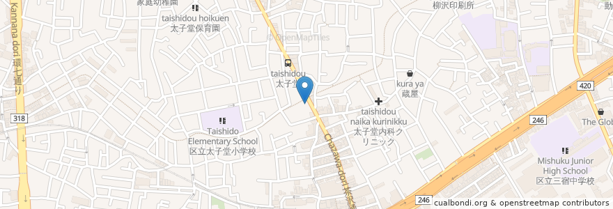 Mapa de ubicacion de とりビア en Japón, Tokio, Setagaya.