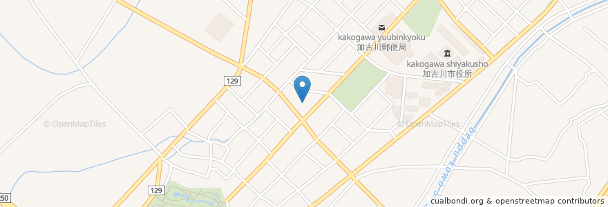 Mapa de ubicacion de まいどおおきに食堂 加古川北在家食堂 en Japón, Prefectura De Hyōgo, 加古川市.