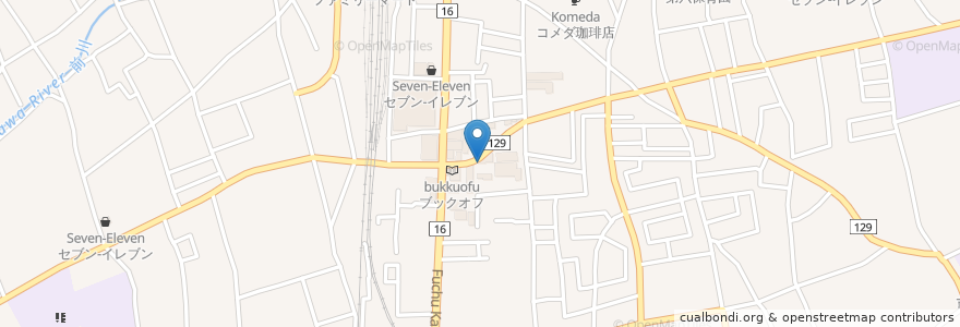 Mapa de ubicacion de カラオケアミティー en Japan, Tokyo, Higashimurayama.