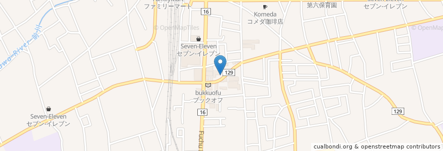 Mapa de ubicacion de うな正 en اليابان, 東京都, 東村山市.
