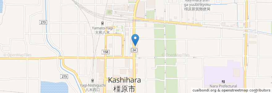 Mapa de ubicacion de DragonN.Y. en ژاپن, 奈良県, 橿原市.