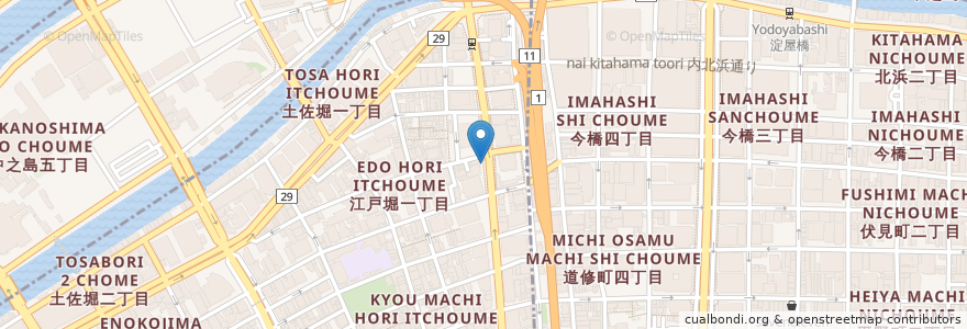 Mapa de ubicacion de アップルパーク en Japón, Prefectura De Osaka, Osaka, 北区, 西区.