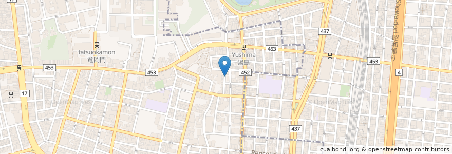 Mapa de ubicacion de 坂田古典音楽研究所 en 日本, 東京都.
