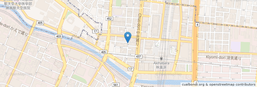 Mapa de ubicacion de コカ・コーラ en Japon, Tokyo, 千代田区.