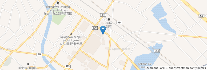 Mapa de ubicacion de 魚民 山陽別府駅前店 en 日本, 兵库县/兵庫縣, 加古川市.
