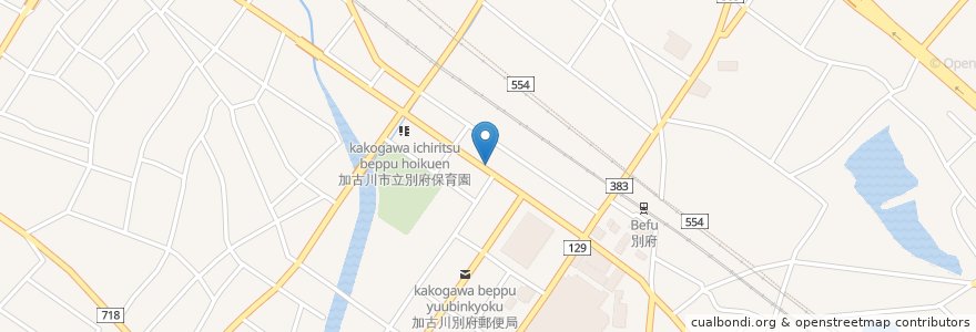 Mapa de ubicacion de 生そば 竹屋 en Japan, Präfektur Hyōgo, 加古川市.