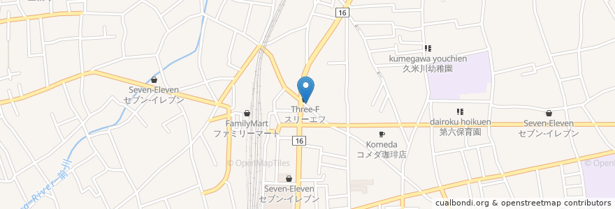 Mapa de ubicacion de 海鮮鮨 義 en Japão, Tóquio, 東村山市.