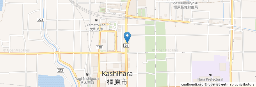 Mapa de ubicacion de ニッポン レンタカー en Japan, Nara Prefecture, Kashihara.