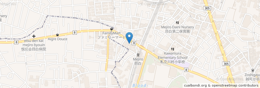 Mapa de ubicacion de 大戸屋 en 日本, 東京都, 豊島区.