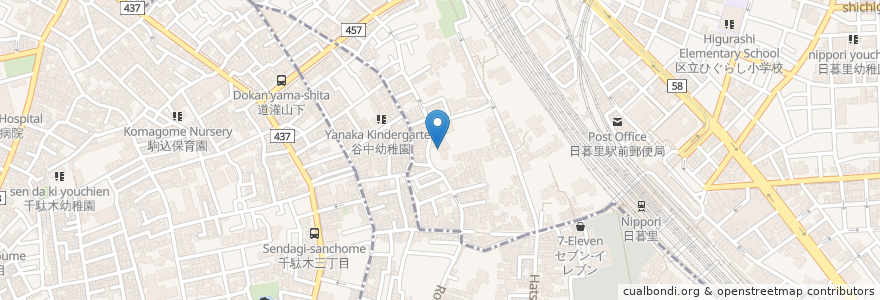 Mapa de ubicacion de 南泉寺 en Jepun, 東京都, 台東区.