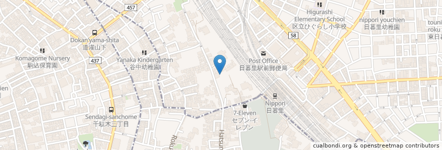 Mapa de ubicacion de 啓運寺 en Japão, Tóquio, 台東区.