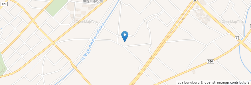 Mapa de ubicacion de Cafe 蔵 en 日本, 兵庫県, 加古川市.