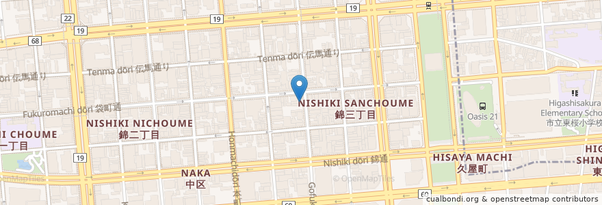 Mapa de ubicacion de 第八飯場丸 en 日本, 爱知县, 名古屋市, 中区.