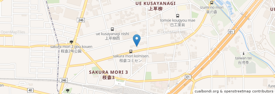 Mapa de ubicacion de 三富夢現スタジオ en Japan, Präfektur Kanagawa, 大和市.