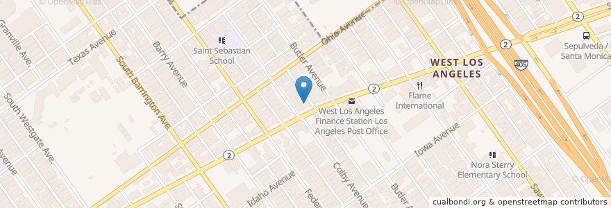 Mapa de ubicacion de Laemmle's Royal en 美利坚合众国/美利堅合眾國, 加利福尼亚州/加利福尼亞州, 洛杉矶县, 洛杉矶.