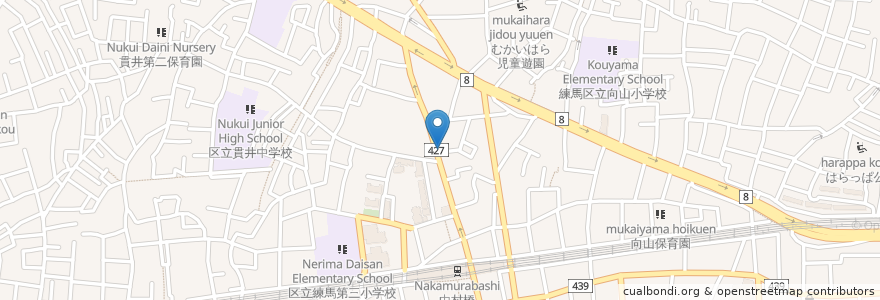 Mapa de ubicacion de 串カツ屋エベス en 일본, 도쿄도, 練馬区.