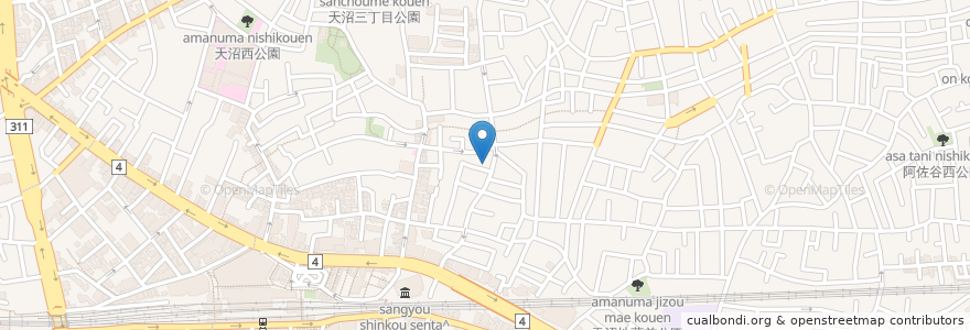 Mapa de ubicacion de 春木屋本店 en 日本, 東京都, 杉並区.