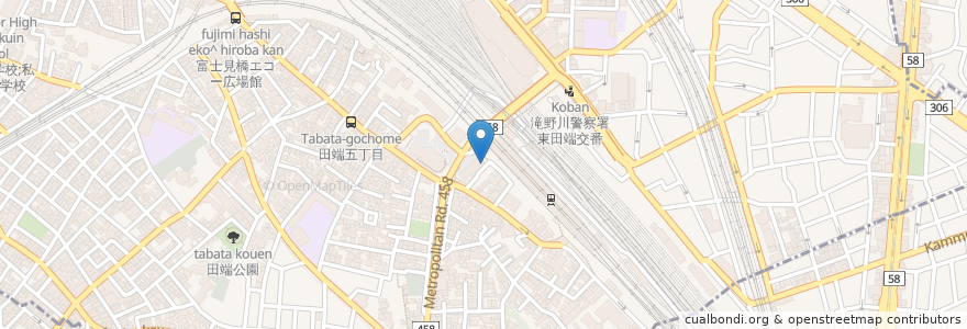 Mapa de ubicacion de ガスト en 日本, 東京都, 北区.