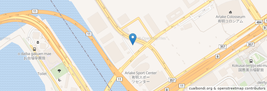 Mapa de ubicacion de D-Parking en اليابان, 東京都, 江東区.