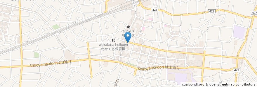 Mapa de ubicacion de TROMPA en Japonya, 東京都, 世田谷区.