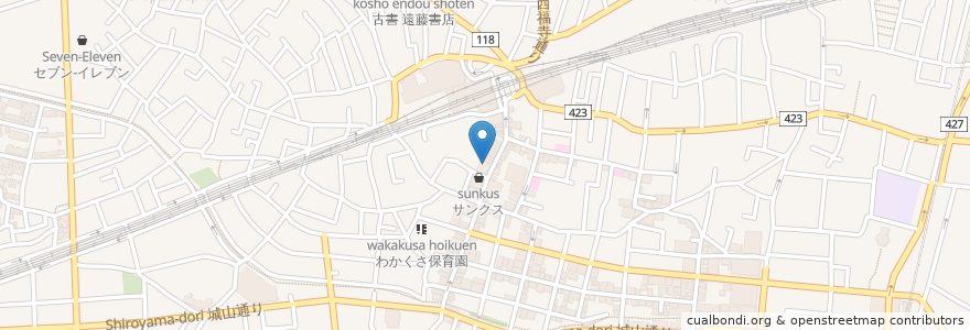 Mapa de ubicacion de TAPAS TAPAS en 일본, 도쿄도, 世田谷区.