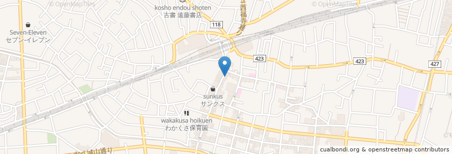 Mapa de ubicacion de 一番館 en Japan, Tokio, 世田谷区.