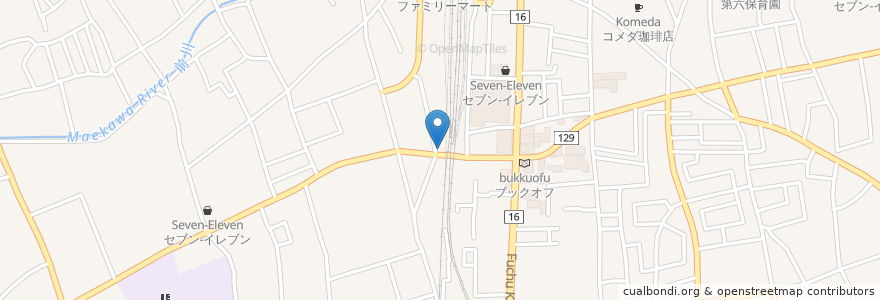 Mapa de ubicacion de もつ家 en Japan, Tokyo, Higashimurayama.