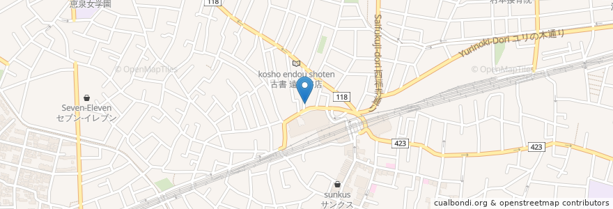 Mapa de ubicacion de 恵愛薬局 en Japan, Tokio, 世田谷区.