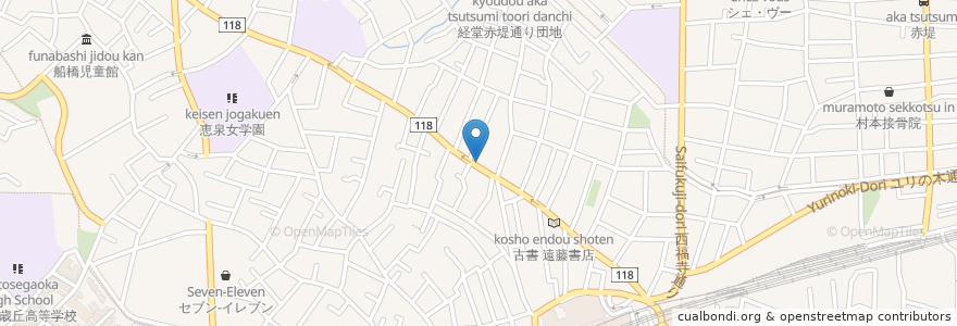 Mapa de ubicacion de PACHiViLLA en 日本, 東京都, 世田谷区.