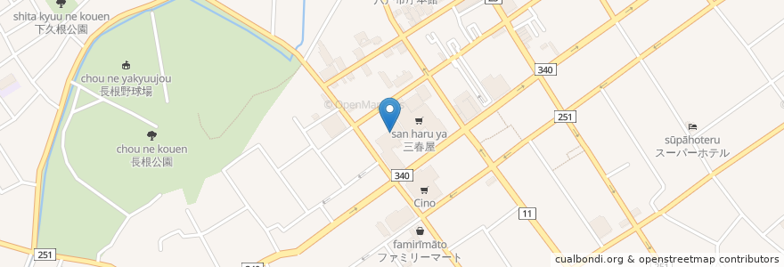 Mapa de ubicacion de 中華ダイニング a-chu a-chu en Japón, Prefectura De Aomori, 八戸市.