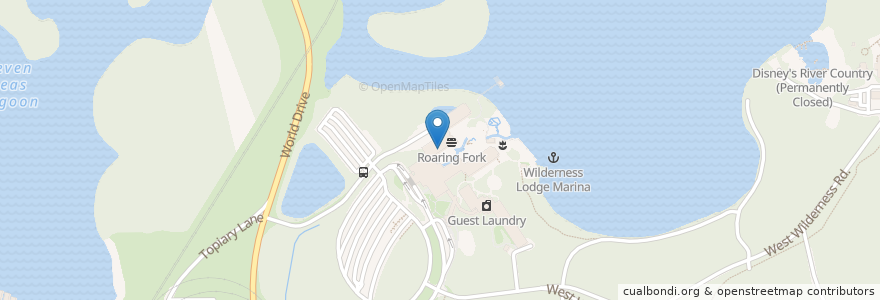 Mapa de ubicacion de Artist Point en ایالات متحده آمریکا, فلوریدا, Reedy Creek Improvement District, شهرستان اورنج، فلوریدا, Bay Lake.