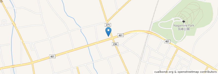 Mapa de ubicacion de 足利銀行 en 일본, 도치기현, 矢板市.