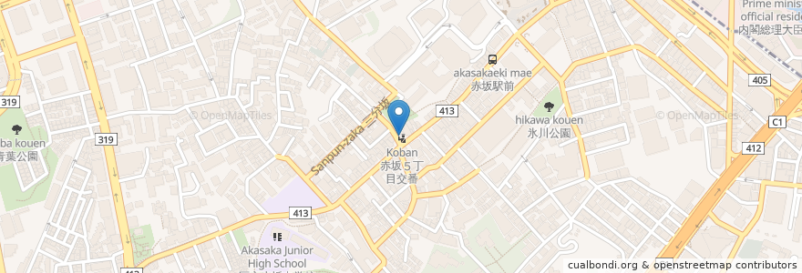 Mapa de ubicacion de エコロパーク en Япония, Токио, Минато.
