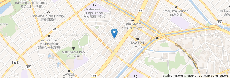 Mapa de ubicacion de やっぱりステーキ en Japonya, 沖縄県, 那覇市.