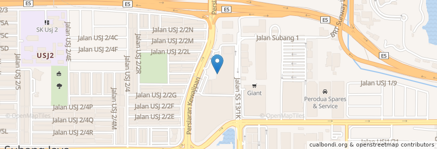 Mapa de ubicacion de GSC en ماليزيا, سلاغور, Majlis Bandaraya Subang Jaya.