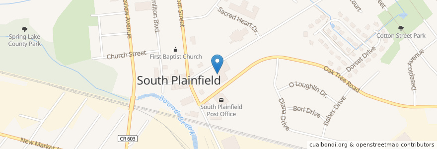 Mapa de ubicacion de Bagel Pantry en Amerika Syarikat, New Jersey, Middlesex County, South Plainfield.