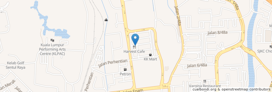 Mapa de ubicacion de Bank Rakyat en Malesia, Selangor, Kuala Lumpur.