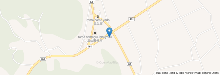 Mapa de ubicacion de キグナス en Japón, Prefectura De Tochigi, 塩谷郡, 塩谷町.