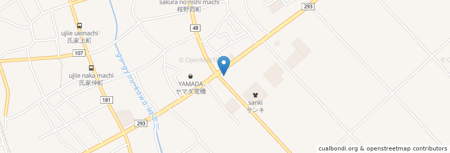 Mapa de ubicacion de ENEOS en ژاپن, 栃木県, さくら市.