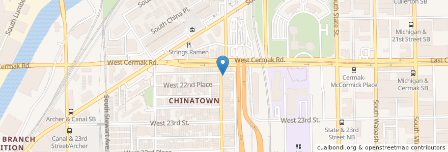 Mapa de ubicacion de Triple Crown Restaurant en Stati Uniti D'America, Illinois, Chicago.